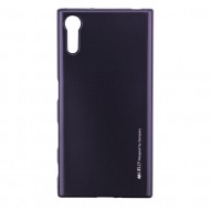 TPU чехол Mercury iJelly Metal series для Sony Xperia XZ / XZs Черный