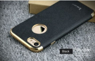 Кожаная накладка iPaky Chrome Series для Apple iPhone 7 (4.7") Черный