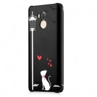 Противоударный TPU чехол Sweet Art для Xiaomi Redmi 4 Pro / Redmi 4 Prime Влюбленная кошка