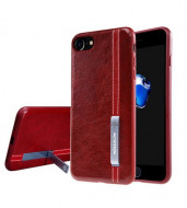 Кожаная накладка Nillkin Phenom Series с подставкой для Apple iPhone 7 (4.7") Красный