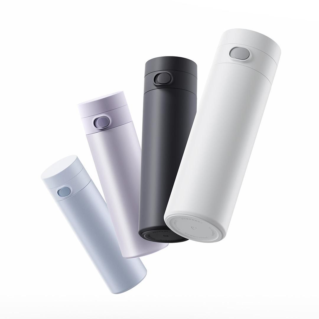 Xiaomi представила термокухоль Mijia Flip-Lid Insulated Mug 2 з кришкою на автозамку