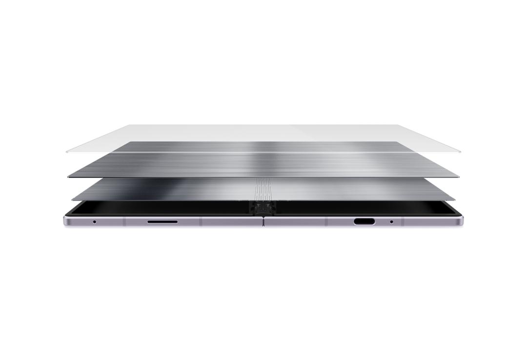 Samsung Flex Titanium technology - a titanium-based display structure that makes foldable phones thinner while maintaining durability