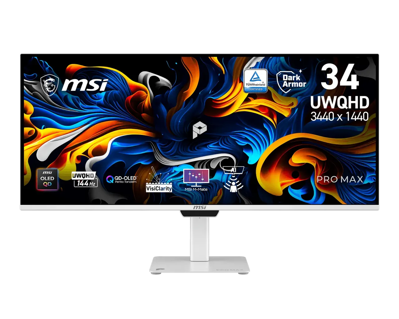 MSI представила PRO MAX 341QPXW14G: ультраширокий QD-OLED для работы с Mac — photo 1