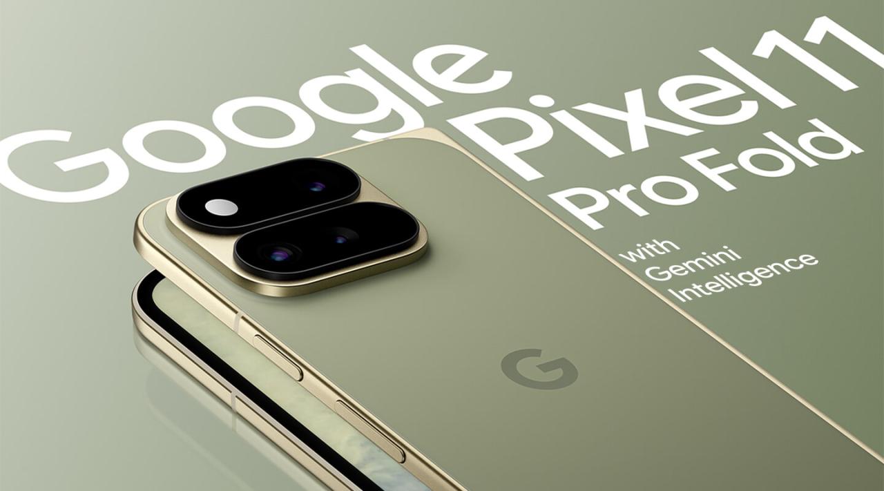 Google Pixel 11 Pro Fold: слили новые маркетинговые рендеры раскладушки