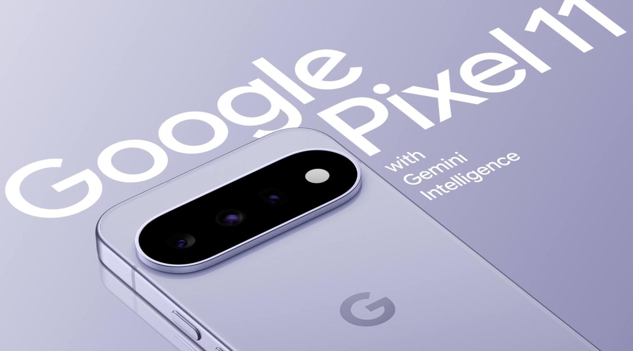Google Pixel 11 на новых маркетинговых рендерах