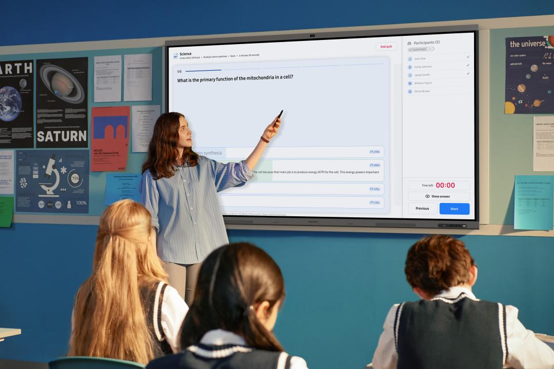 Samsung оснастила інтерактивні дисплеї для шкіл новими ШІ-інструментами — photo 1